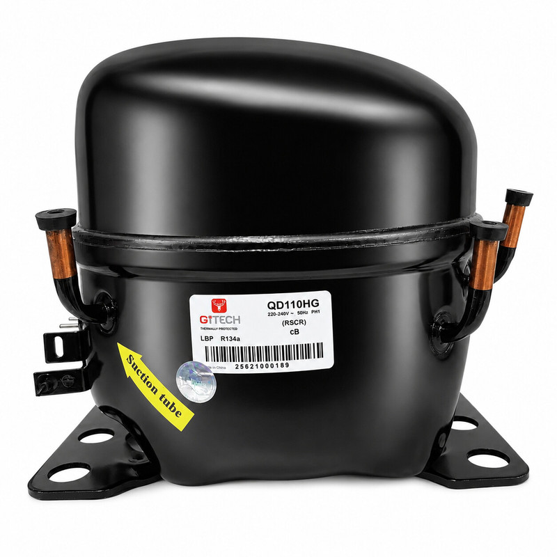 کمپرسور یخچال جی تک مدل QD110HG مناسب برای ساید بای ساید