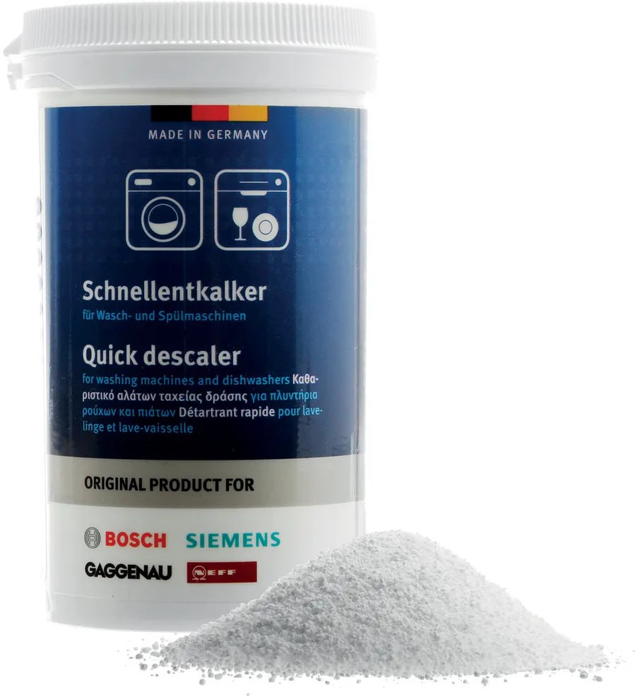 پودر جرم گیر لباسشویی و ظرفشویی بوش مدل Quick descaler (اورجینال)
